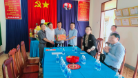Đoàn công tác UBND tỉnh Đắk Nông, UBND huyện Đắk R’lấp thăm và chúc tết tại Hạt Kiểm lâm Đắk R’lấp