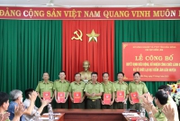 Lễ công bố quyết định điều động, bổ nhiệm công chức lãnh đạo Hạt Kiểm lâm liên huyện thuộc Chi cục Kiểm lâm Đắk Nông