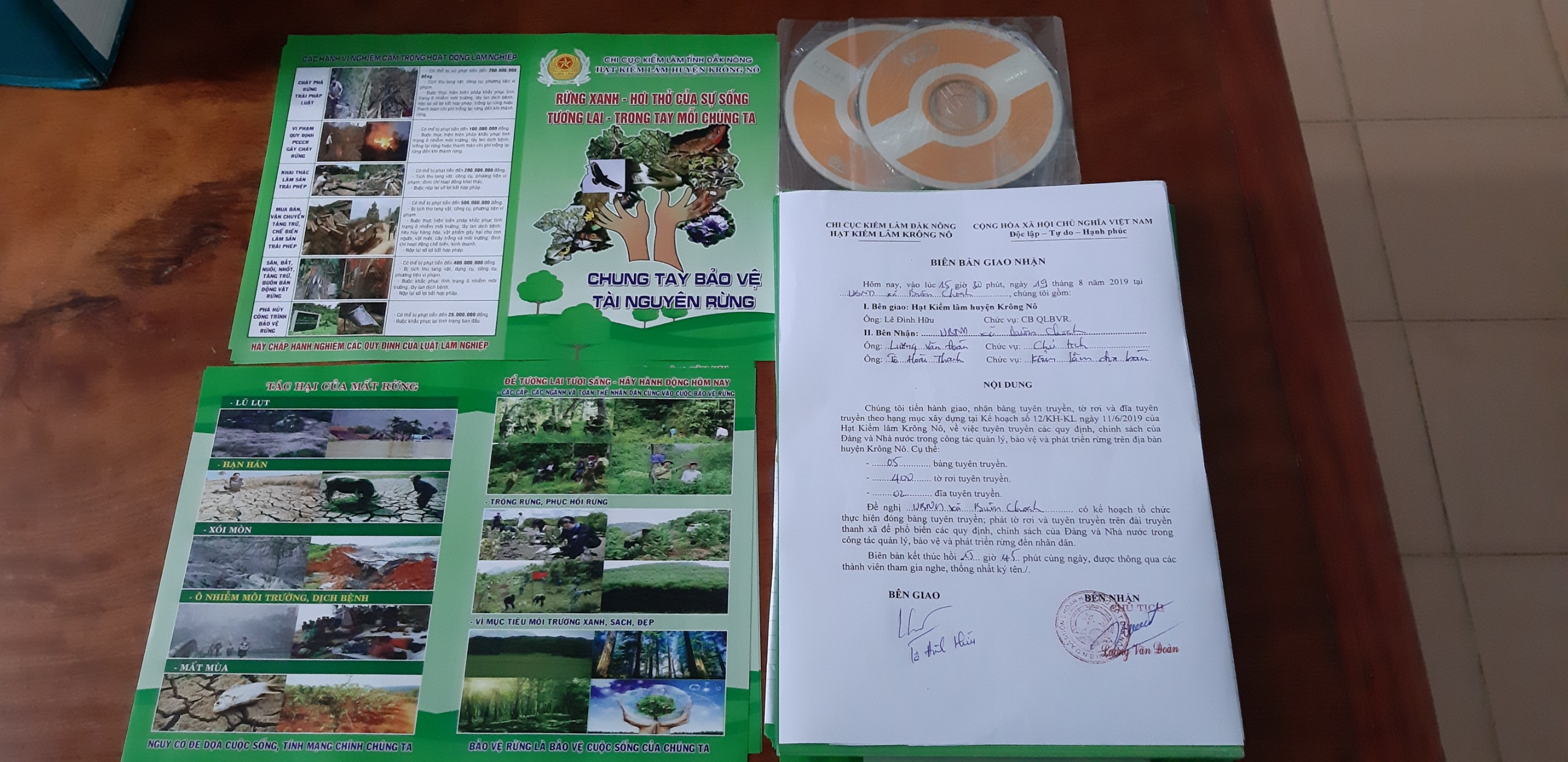 Tuyên truyền các quy định, chính sách của Đảng và Nhà nước trong công tác quản lý, bảo vệ rừng trên địa bàn huyện K'Rông Nô